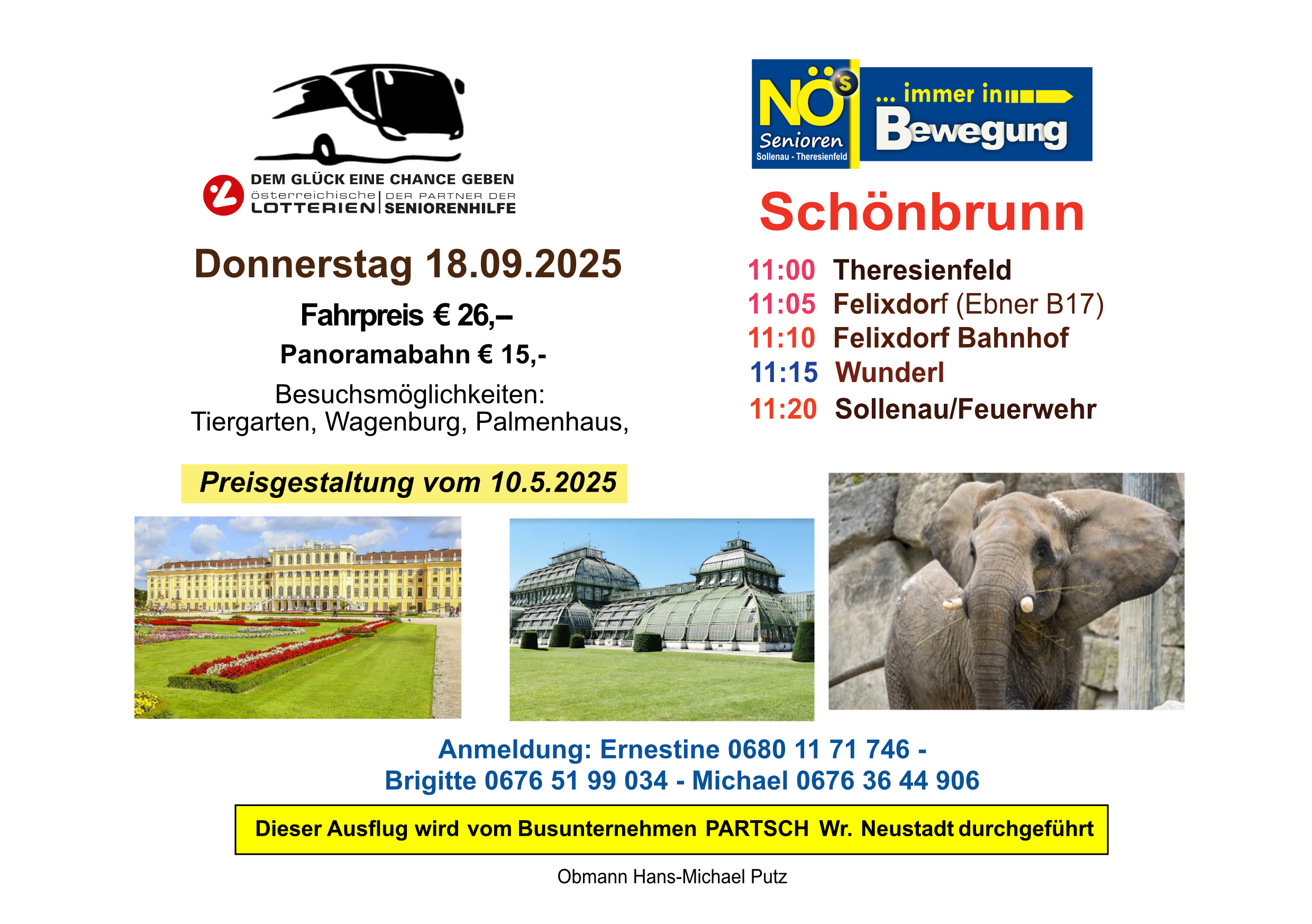 Seniorenausflug "Schönbrunn"
