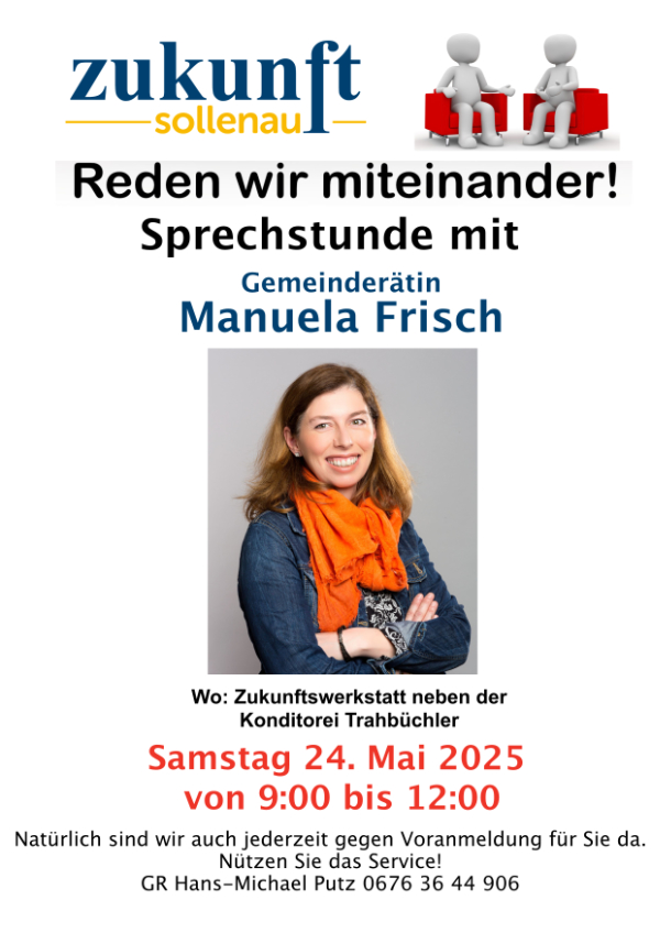 Reden wir miteinander!